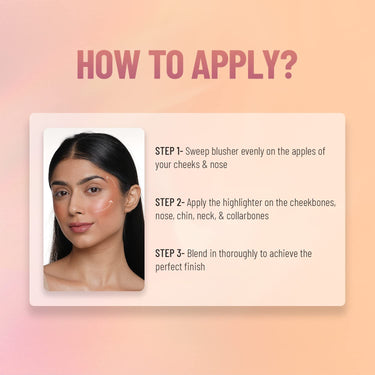 Swiss Beauty Mini Baked Shimmer Blusher And Highlighter Palette For Face Makeup| Multicolor-5, 7 Gm |